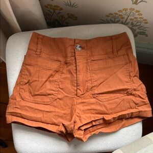 Anthropologie/Maeve Colette Women's Burnt Orange Shorts